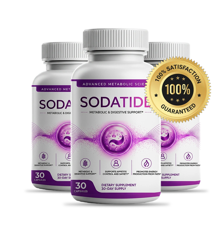 Sodatide 60-Day Money Back Guarantee Badge — Risk-Free Gut-Microbiome Weight Loss Supplement Purchase